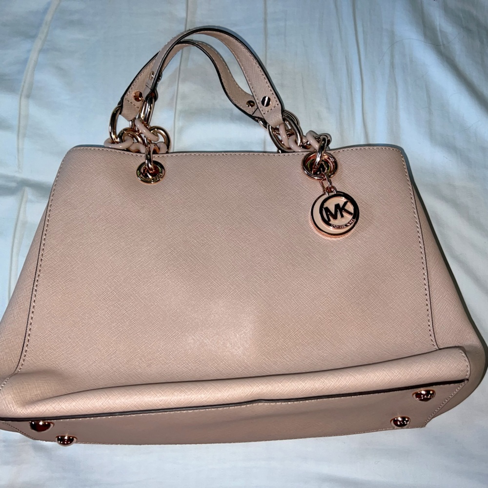 Michael Kors rosegold satchel